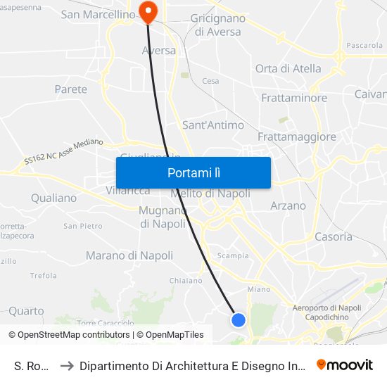 S. Rocco to Dipartimento Di Architettura E Disegno Industriale map