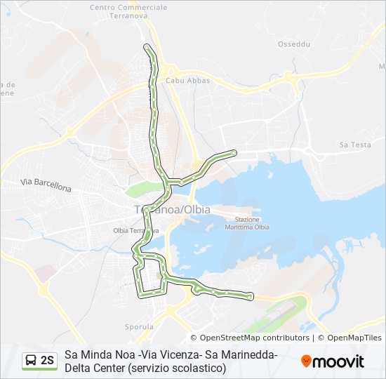 2S bus Line Map