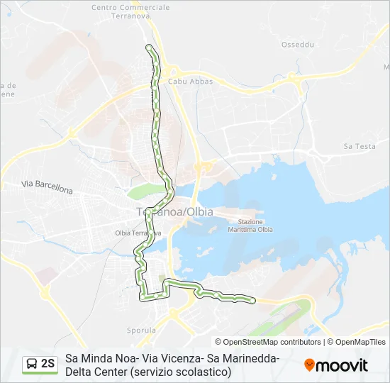 2S Bus Line Map