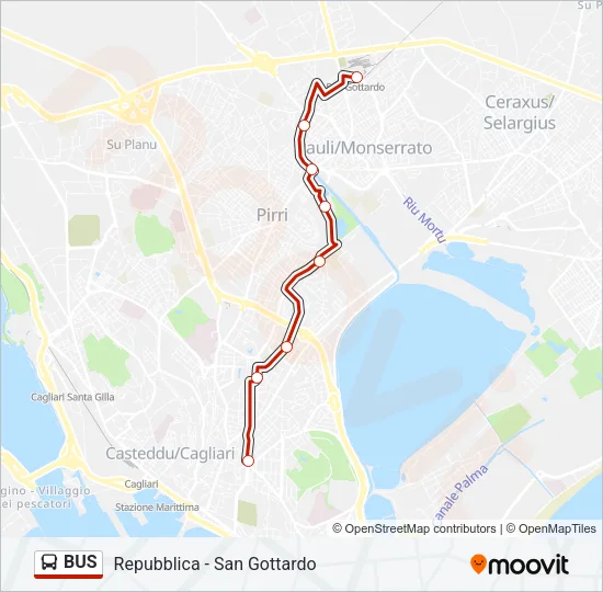 BUS Line Map