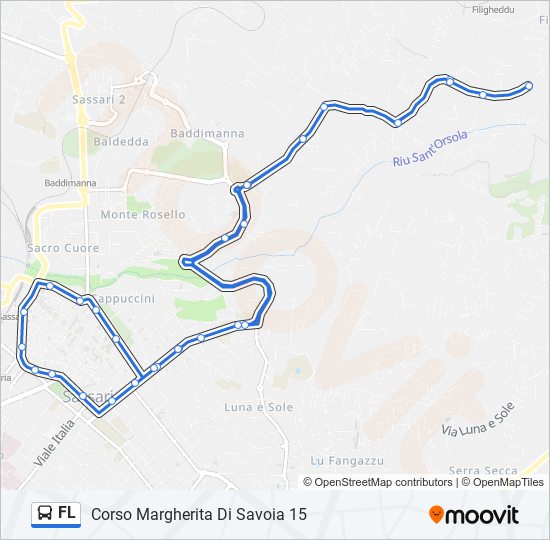 FL bus Line Map