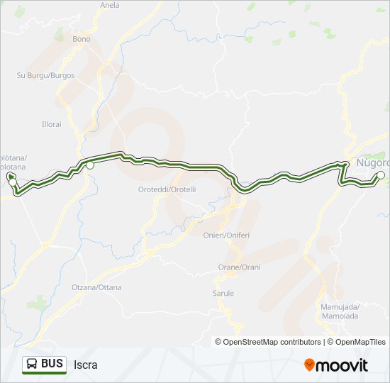 BUS Line Map