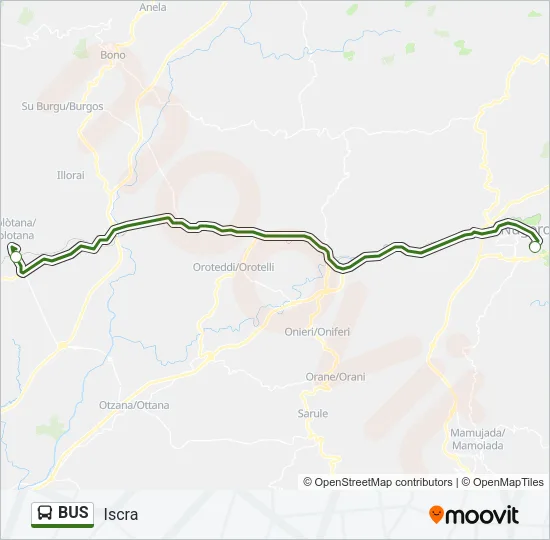 BUS Line Map