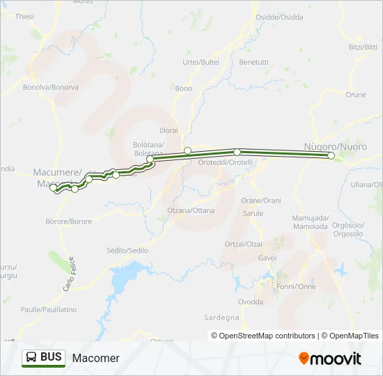 BUS Line Map