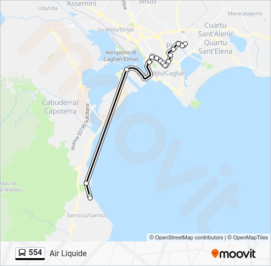 554 Route: Schedules, Stops & Maps - Air Liquide (Updated)