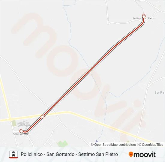 METROCA 2 Light Rail Line Map