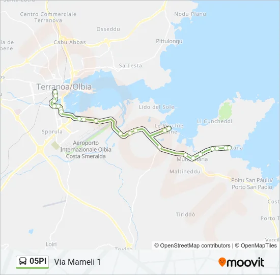 05PI Bus Line Map