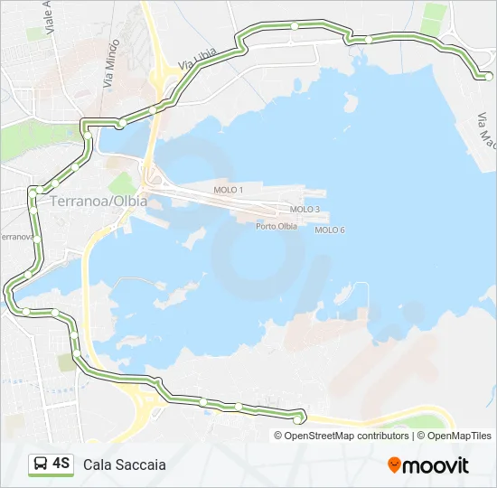 4S Bus Line Map