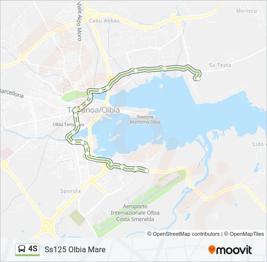 4S Bus Line Map