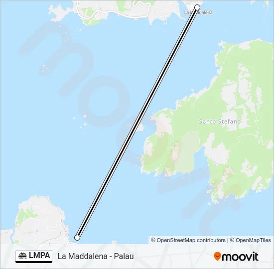 LMPA Ferry Line Map