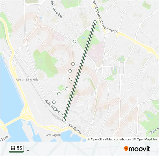 5S Bus Line Map