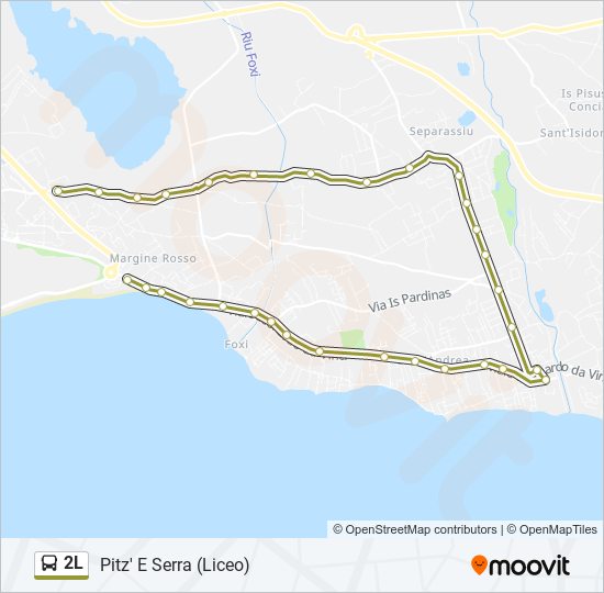 2L bus Line Map