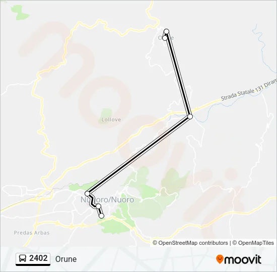 2402 Bus Line Map