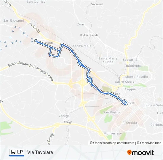 LP Bus Line Map