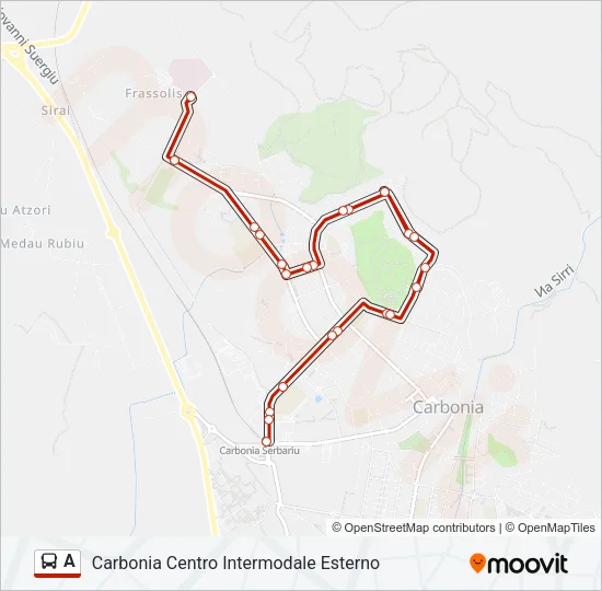A Bus Line Map