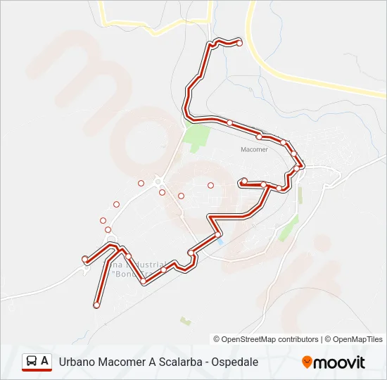 A Bus Line Map