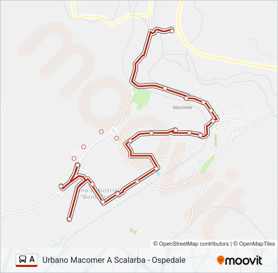 A Bus Line Map
