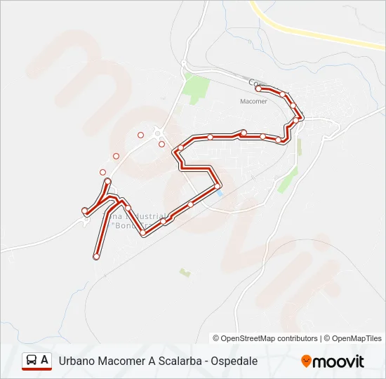 A Bus Line Map