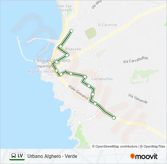 LV Bus Line Map