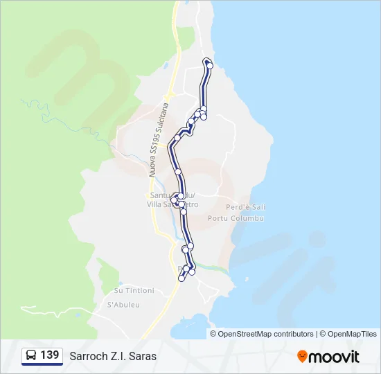 139 Bus Line Map