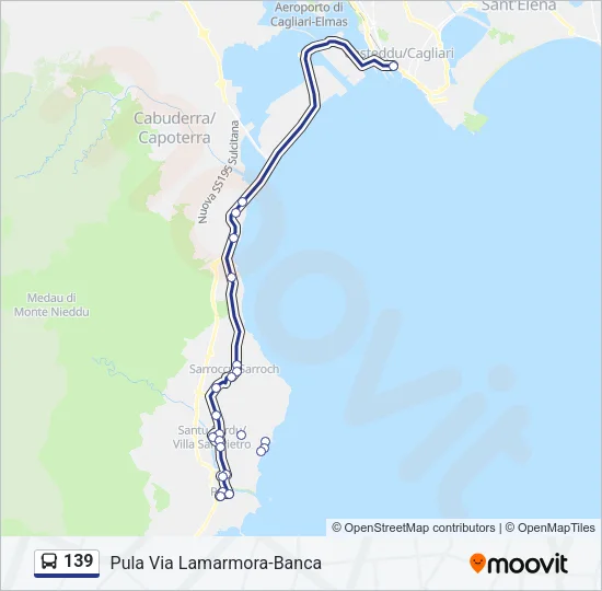 139 Bus Line Map