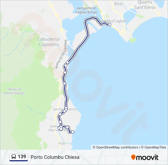 139 Bus Line Map