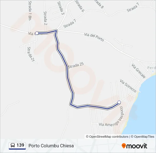 139 Bus Line Map