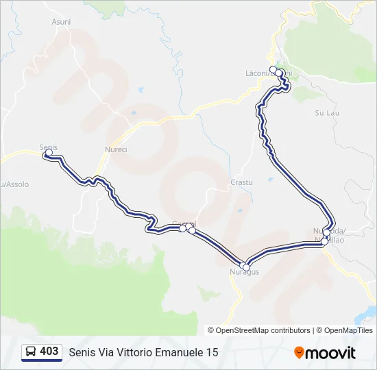 403 Bus Line Map