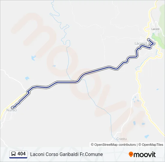 404 Bus Line Map