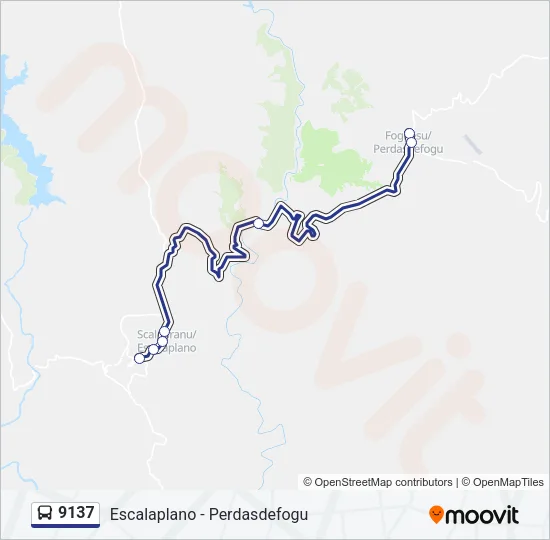 9137 Bus Line Map