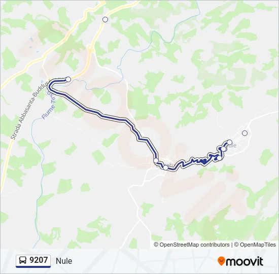 9207 Bus Line Map