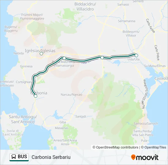 BUS Line Map