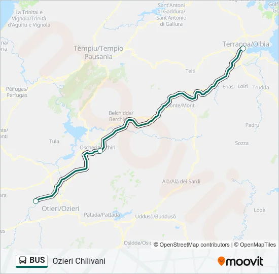 BUS Line Map