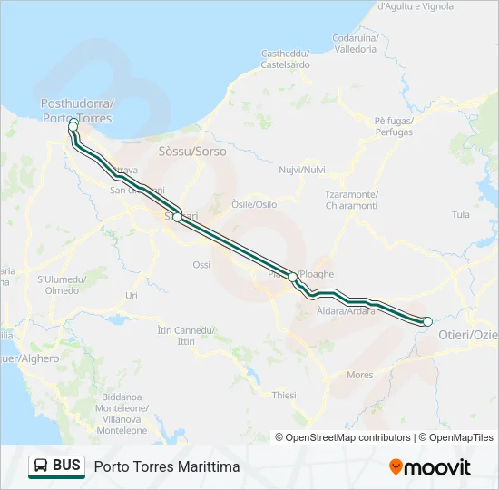 BUS Line Map