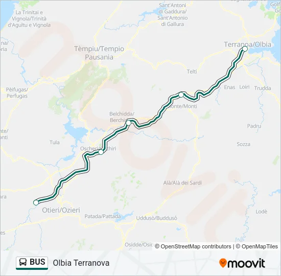 BUS Line Map