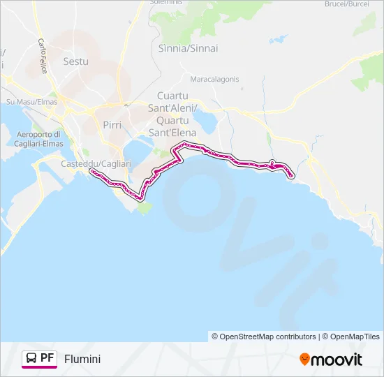 PF Bus Line Map