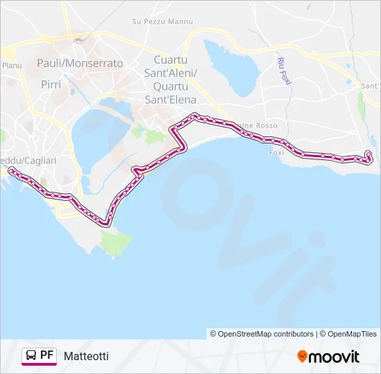 PF Bus Line Map