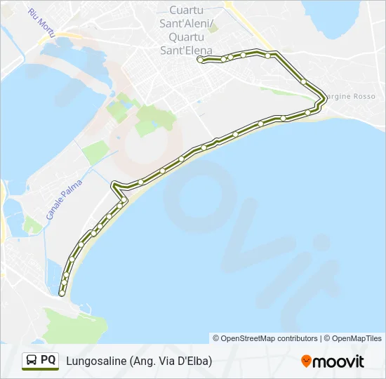 PQ Bus Line Map