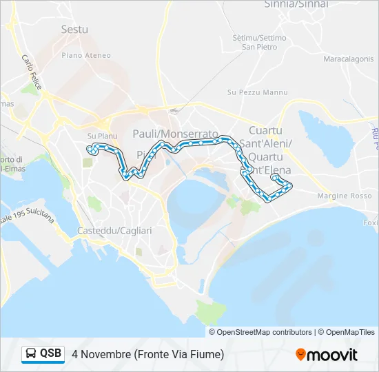 QSB Bus Line Map