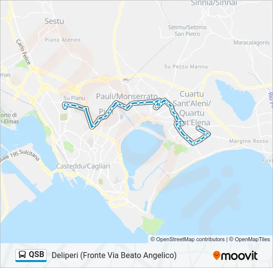 QSB Bus Line Map