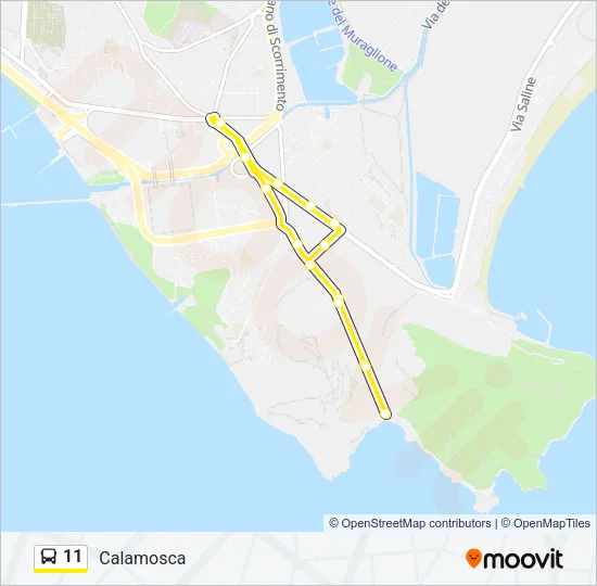 11 Bus Line Map