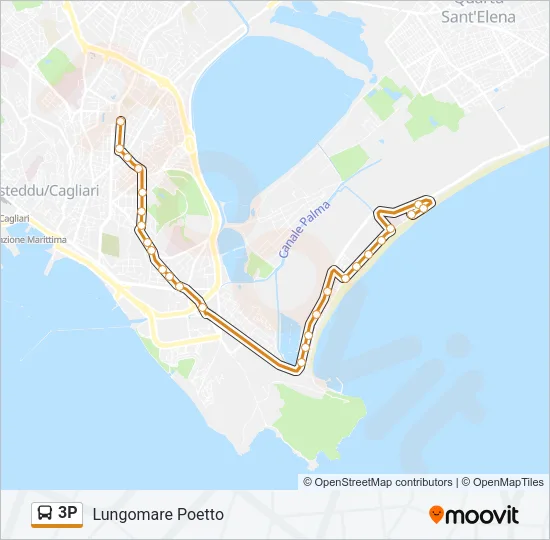3P Bus Line Map