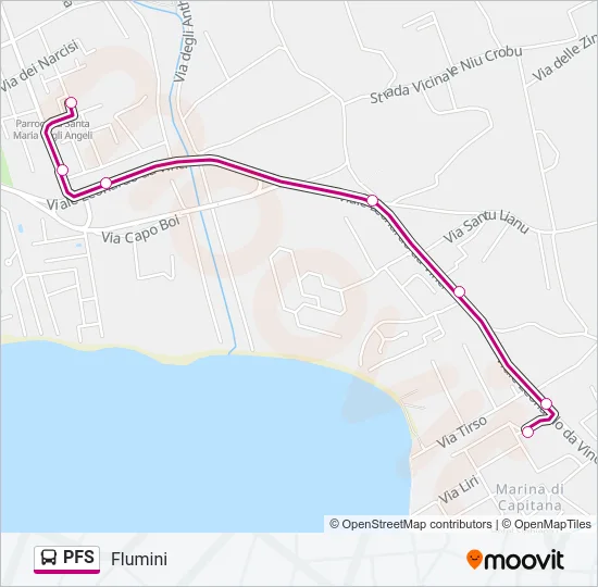 PFS Bus Line Map