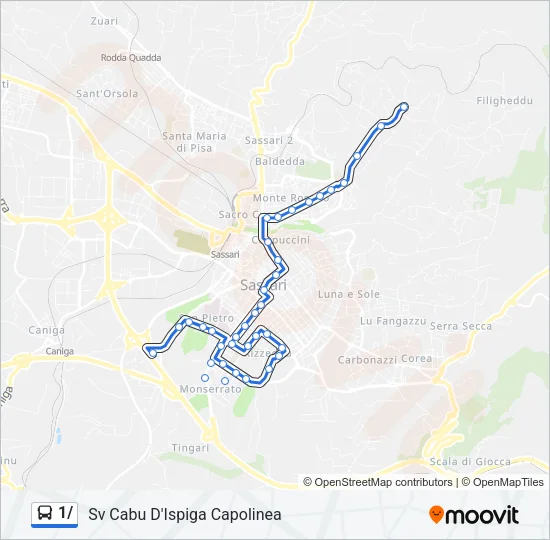 1/ Bus Line Map