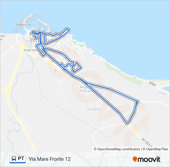 PT Bus Line Map