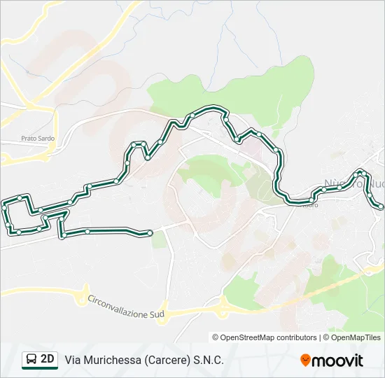 2D Bus Line Map