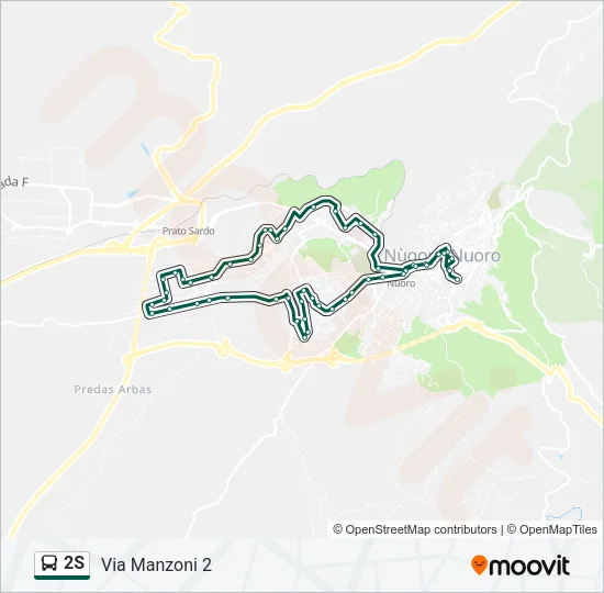 2S Bus Line Map