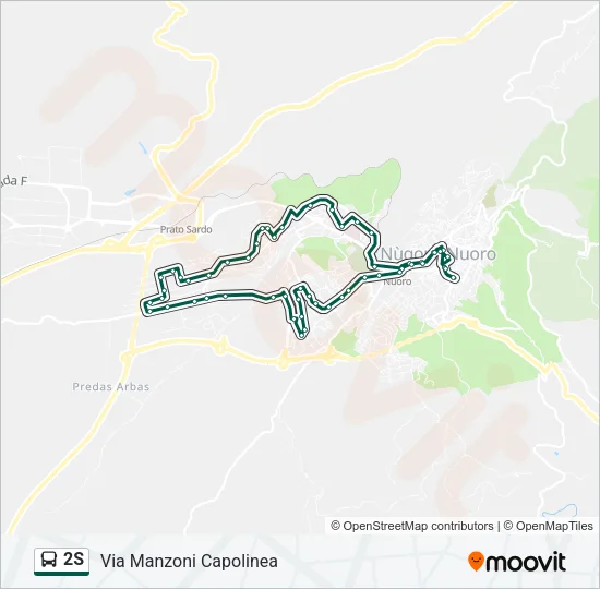 2S Bus Line Map