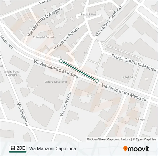 2DE Bus Line Map