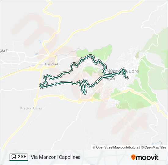 2SE Bus Line Map